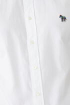 Zebra Short Sleeve Oxford Shirt